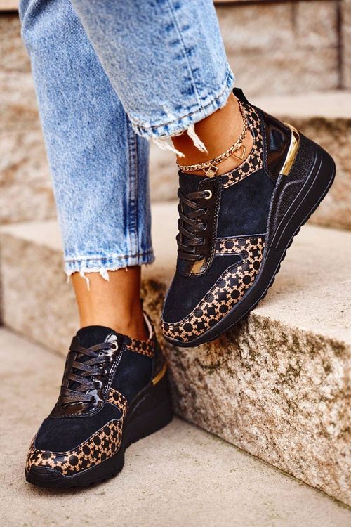 Dámská Sportovní Obuv Sneakers Cerné Metronus