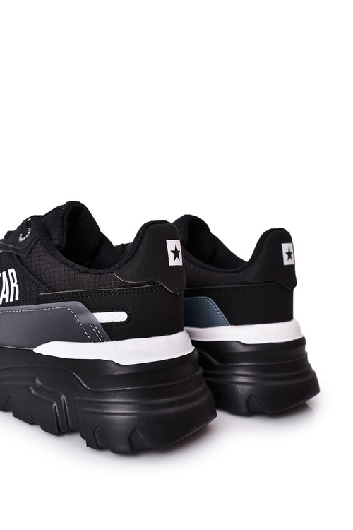 Pánské Sportovní Obuv Memory Foam Big Star HH174209 Černé-Modré