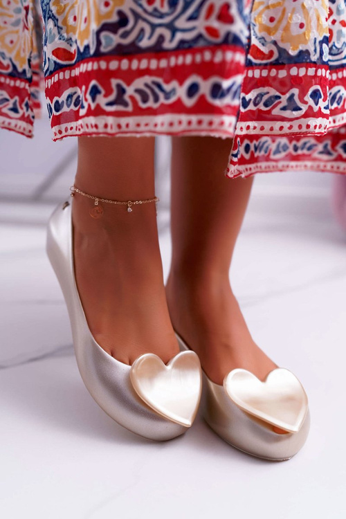 Zlaté ženy srdce balerínky Diamond