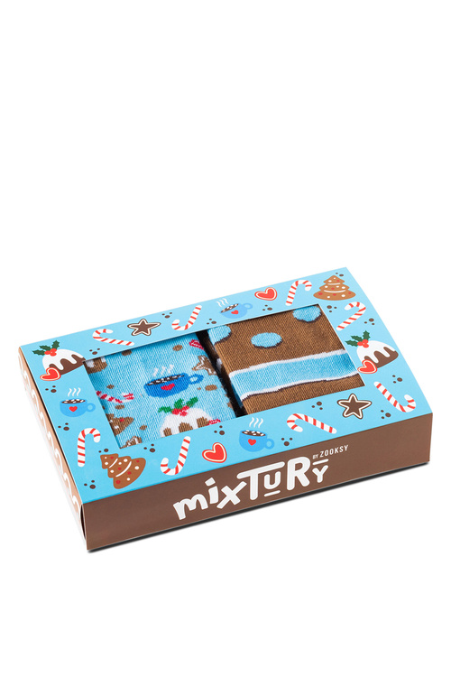 Sada dětské ponožek Zooxy mixTURY Perníčky 2 páry