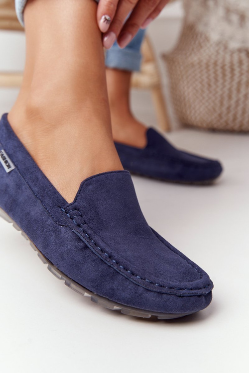Dámsky semišový San Marino Navy Blue Foafers