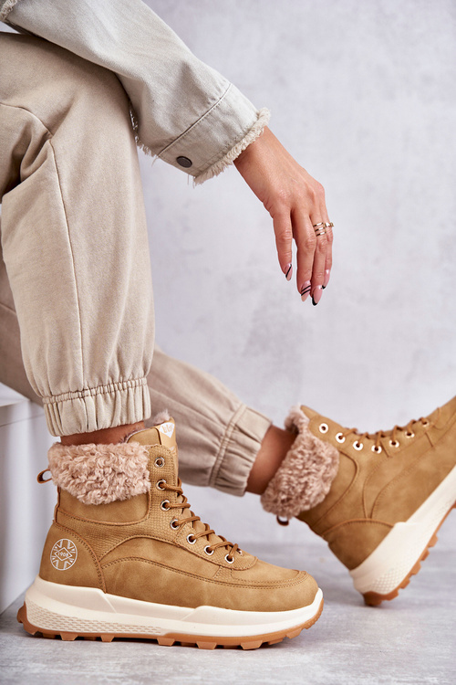 Izolované topánky Lee Cooper LCJ-22-44-1361L BEIGE