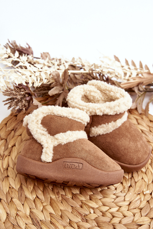 Dětské Sněhule Na Suchý Zips Camel Unitia