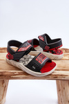 Dětské sandály Grendene Kids JJ385011 Černo-červené
