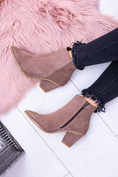 Dámska kožená béžová sonoma