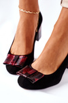 Dámske čerpadlá Maciejka Suede Black 3356A-20