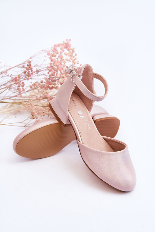 Detský nízky sandále ružové sandále ružové