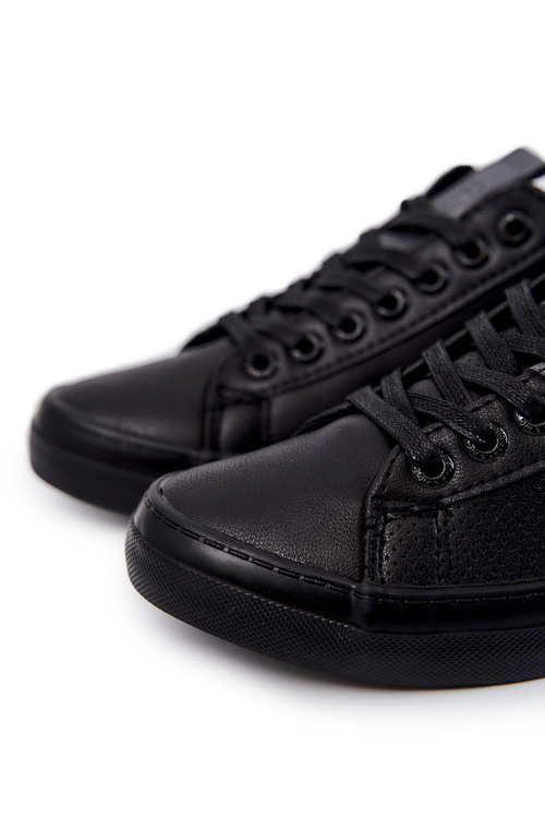 Pánské Kožené Tenisky BIG STAR JJ174227 Černá