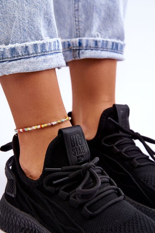 Dámske posuvné tenisky Big Star LL274711 čierna