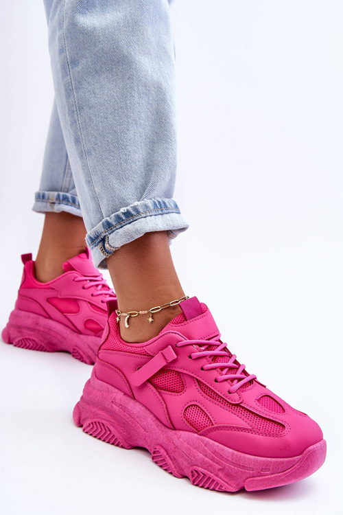 Dámské tenisky s masivní platformou Fuchsia Agnenia