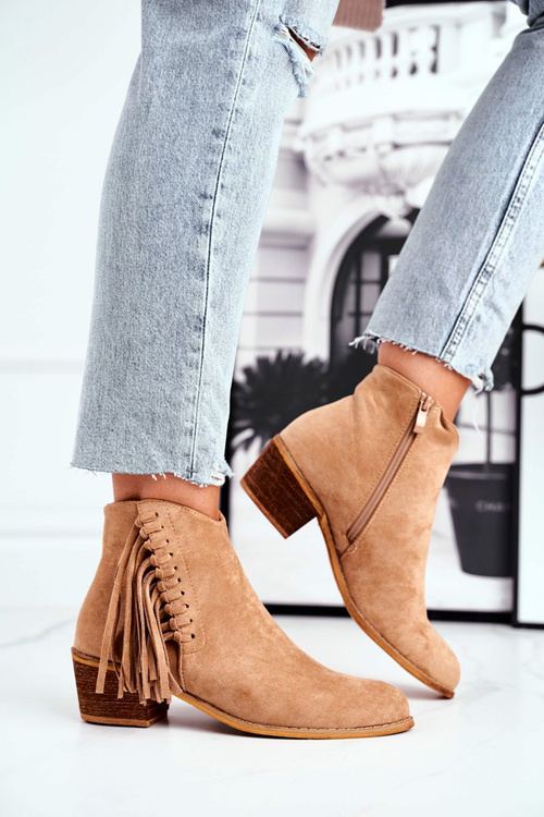 Dámske topánky na stĺpe s kovbojským kovbojom Khaki Mirage