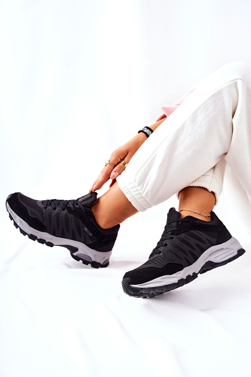 Pamäťová pena veľká hviezda GG274501 čierne športové topánky