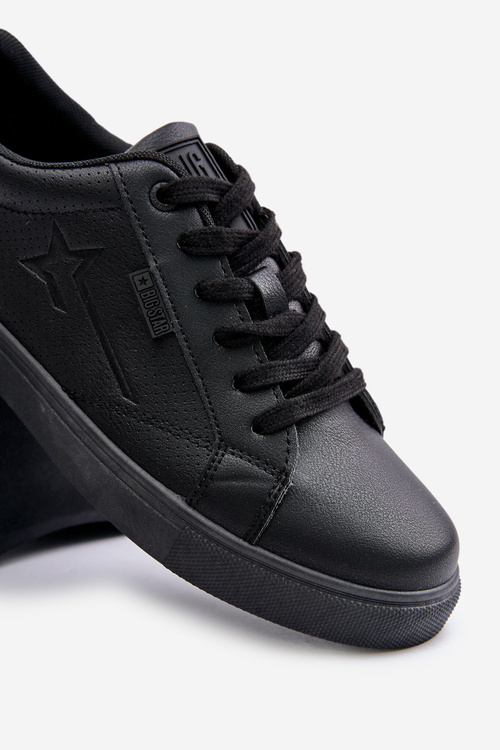 Pánské Tenisky Z Eko Kůže Big Star OO174021 Hi-Poly System Černé