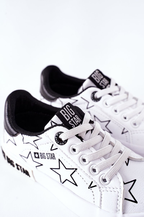 Dětské Kožené Tenisky BIG STAR II374001 Bílé