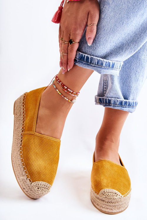 Dámské espadrilky na platformě Zlute Marise