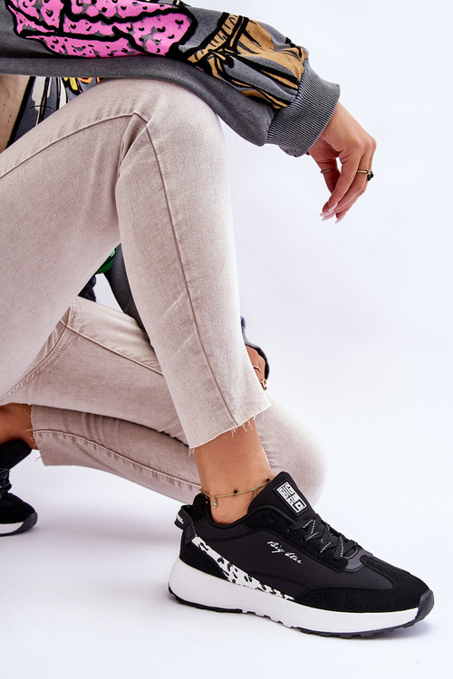 Dámské tenisky Memory Foam System Big Star LL274956 Černe