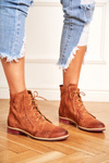 Dámske kožené topánky Maciejka hnedé topánky 04468-29
