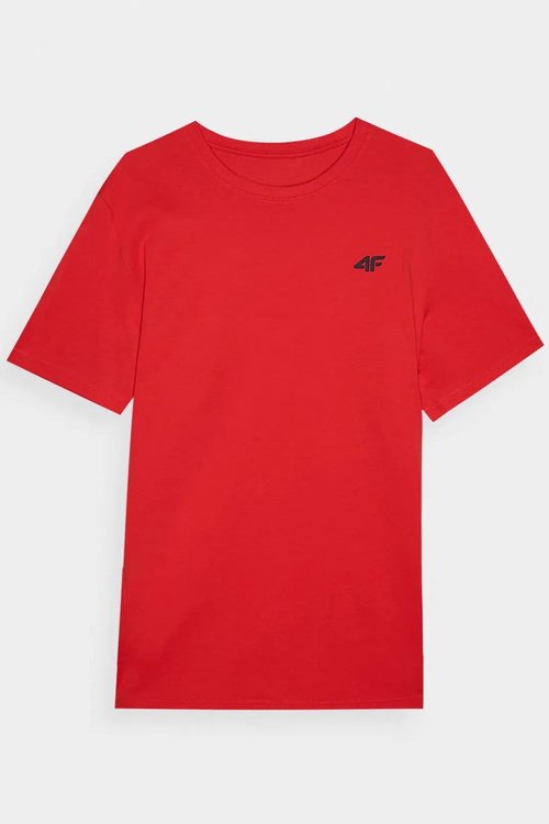 Pánska Hladká Tričko S Logom 4F Oranžová 4FWMM00TTSHM1843-70S