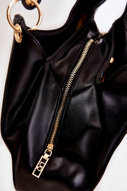 Klasická kožená kabelka NOBO M3220-C020 Černá