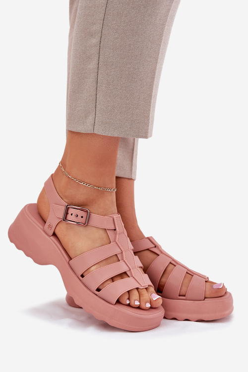 Vôňavé Dámske Sandále ZAXY NN285038 Špinavá Ružová