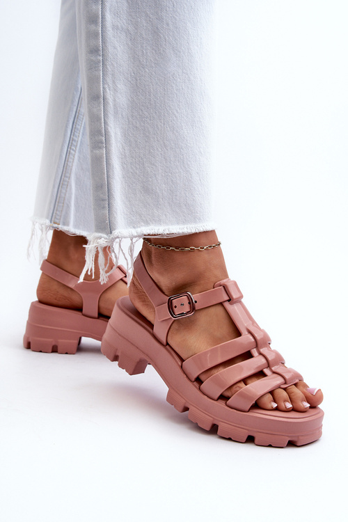 Vôňavé Dámske Sandále ZAXY NN285038 Špinavá Ružová