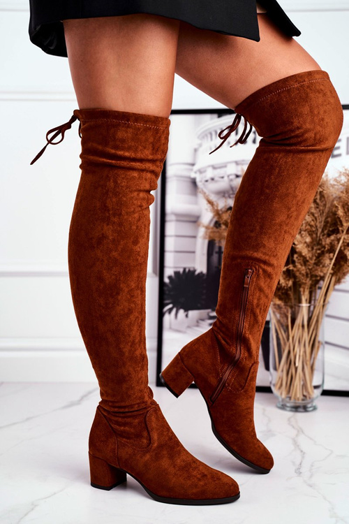 Dámské boty Sergio Leone lycra camel KZ271