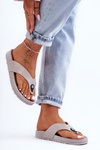 Dámske flip -flopy na platforme Grey Bellitta