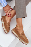 Dámske Espadrilky S Jutovým Pletením Na Plochéj Podošve Camel Shilova
