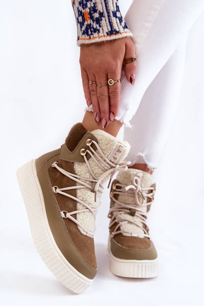 Dámské sněhule La.Fi 280072KH-QN Hnědo-zelená