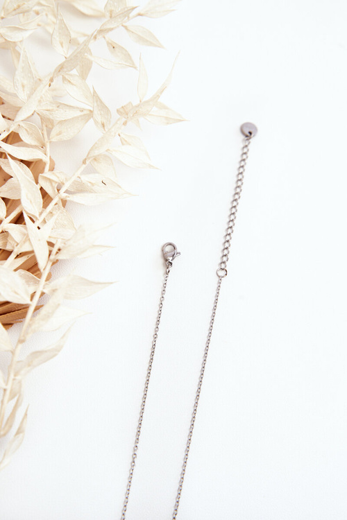 Ženský reťazec s kruhom a strieborným ďatelkou