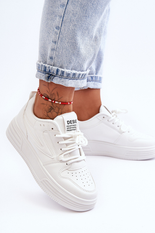 Dámská klasická sportovní obuv bílá Avra