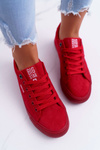 Dámske tenisky Big Star Suede Red EE274044