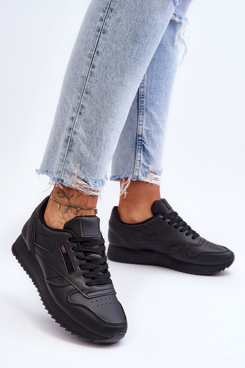 Čierna Merida Laced Leather Sports topánky