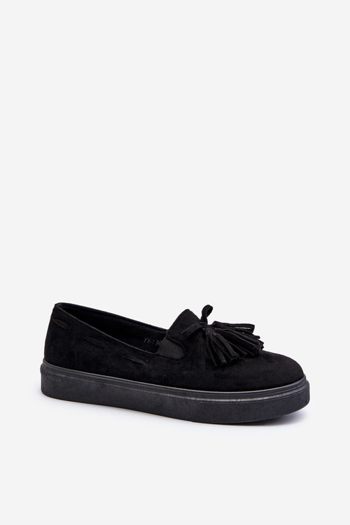 Dámske espadrilky s repmi čierne Elorvia