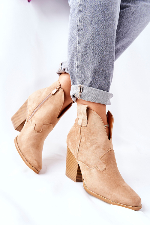 Dámské Boty Béžové Meronet