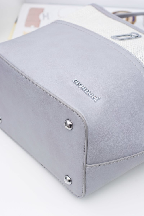 Dámska sivá strieborná taška monnari taška