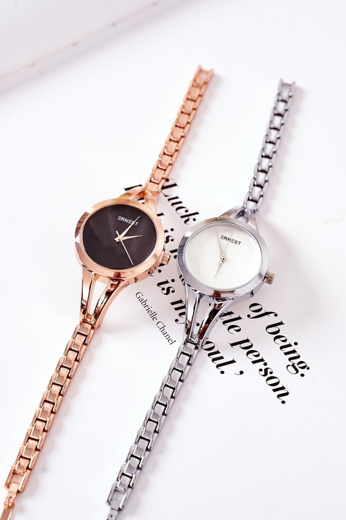 Malé Hodinky Na Náramku ERNEST Růžové Zlato