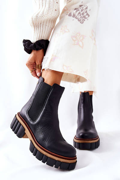 Kotníkové Boty Workery Maciejka černé 05312-01