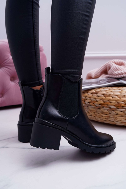 Dámské Kotníkové Boty Černé Disquared