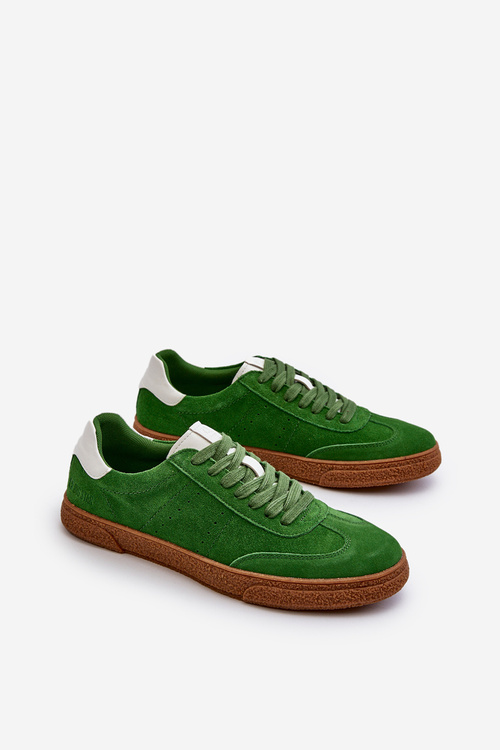 Mužské semišové tenisky Big Star NN174188 Zelené