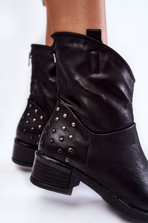 Dámske topánky Black Lances s cvočkami