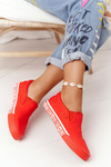 Dámské Tenisky Slip-on Big Star HH274010 červené