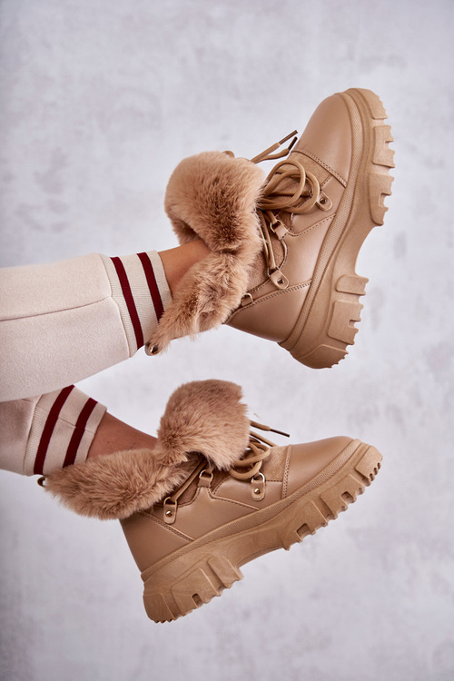 Izolované topánky tmavé béžové Charles