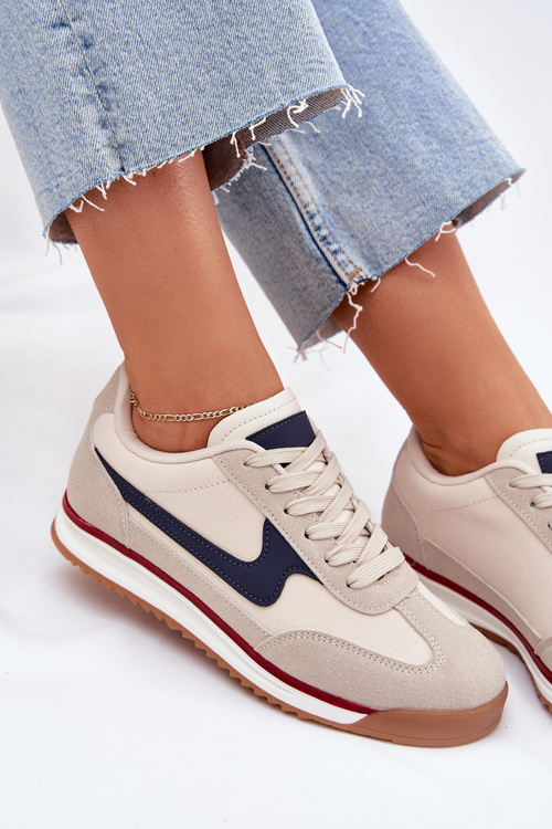 Sportovní Boty Tenisky Dámské Béžové Zerina