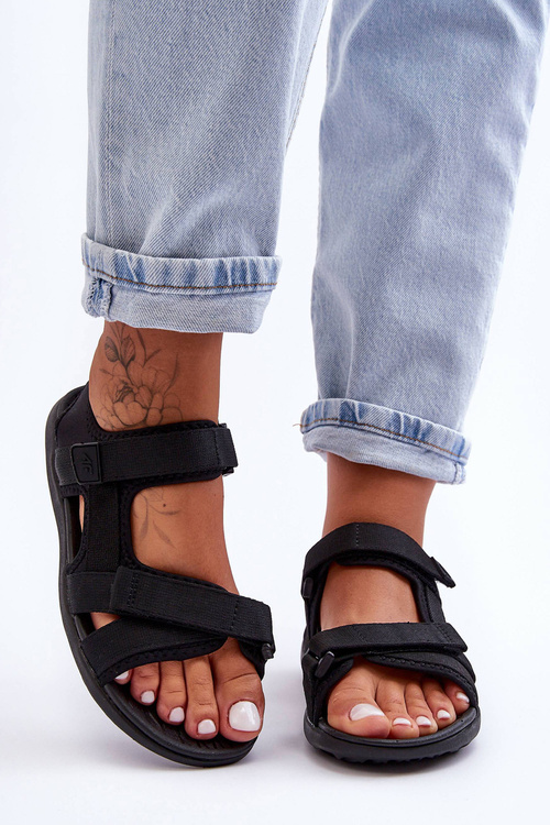 Dámské sportovní sandály 4F 4FSS23FSANF014-20S Černé