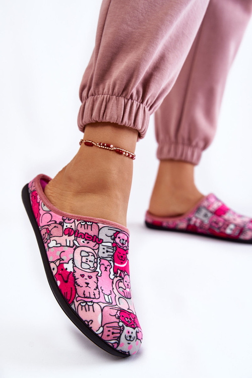 Domácí pantofle V Cats Inblu GF-12-023 Rožinė