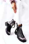 Kožené Boty Maciejka Černobílé 05137-21