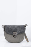 Lady's Handbag Dark Silver