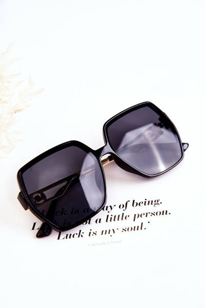 Klasické dámske slnečné okuliare M2352 Čierna a zlatá