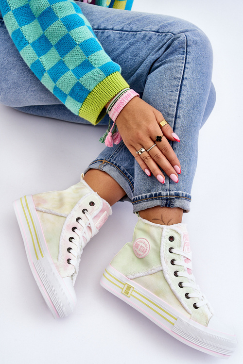 Dámske vysoké tenisky Big Star LL274177 multikolor